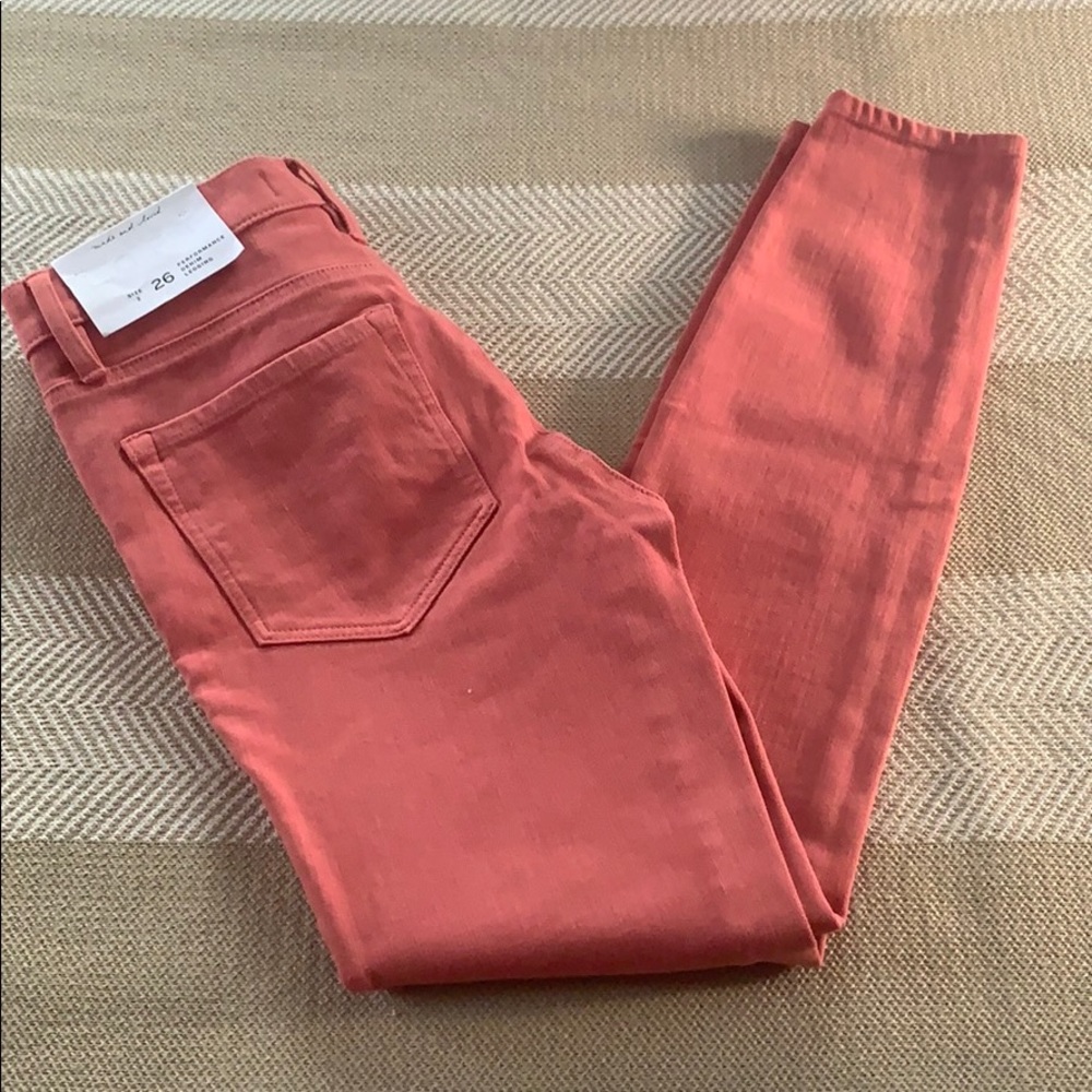 Pink Denim Leggings by LOFT